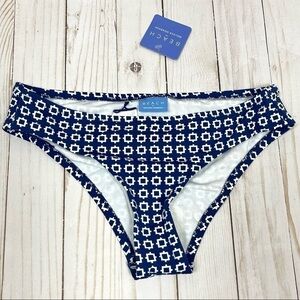 Beach by Melissa Odabash (Navy Base) Bikini Bottom Size Small Women